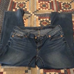 Seven7 Bootcut Jeans Thick Stitch
